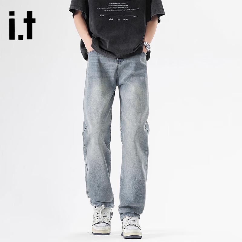 Мужские джинсы Izzue в стиле ретро прямого кроя