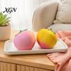Anxiety Relief Toy Giant Peach Stress Toy, Realistic Large Squeeze TPR Ball Simulated Fruit Sensory Desk for Adults & Kids