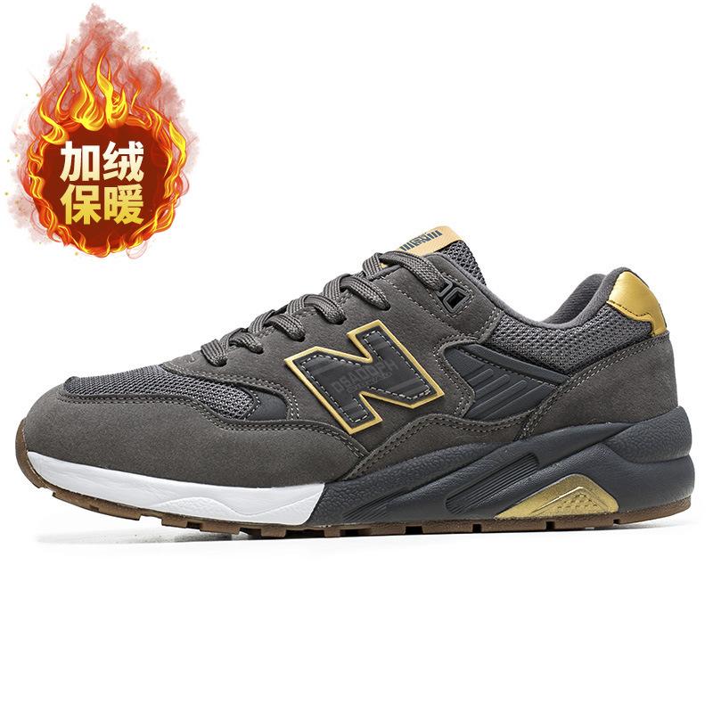 Spring and Autumn Cool Run with Padded Sneakers, Couple Casual, Retro Plush Running Shoes, Classic Versatile Casual Shoes