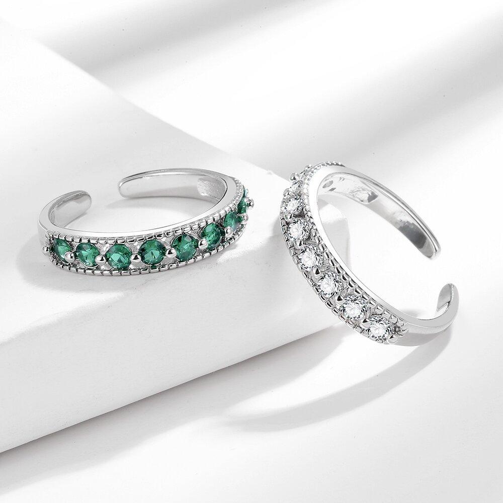 Europe, America, Fashion, Simple And Non-Fading Niche Gypsy Star Zircon Ring, Women'S Ring, Japanese And Korean Ring Jewelry.