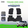 Черные нейлоновые коврики для Volkswagen Tiguan 2009-2016