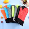 1/2Pcs Professional Oven Gloves Heat Resistant Silicone Gloves Oven Mitts Non-Slip Cooking Barbecue Mitts with Soft Inner Lining