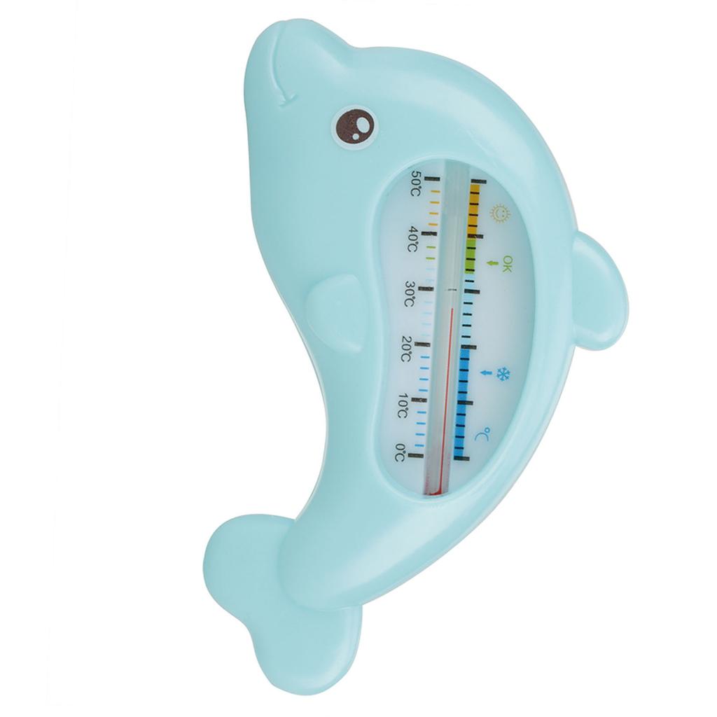 Детский водный термометр для купания младенцев Милые термометры для животных Безопасность Уход за ванной(Голубой дельфин)