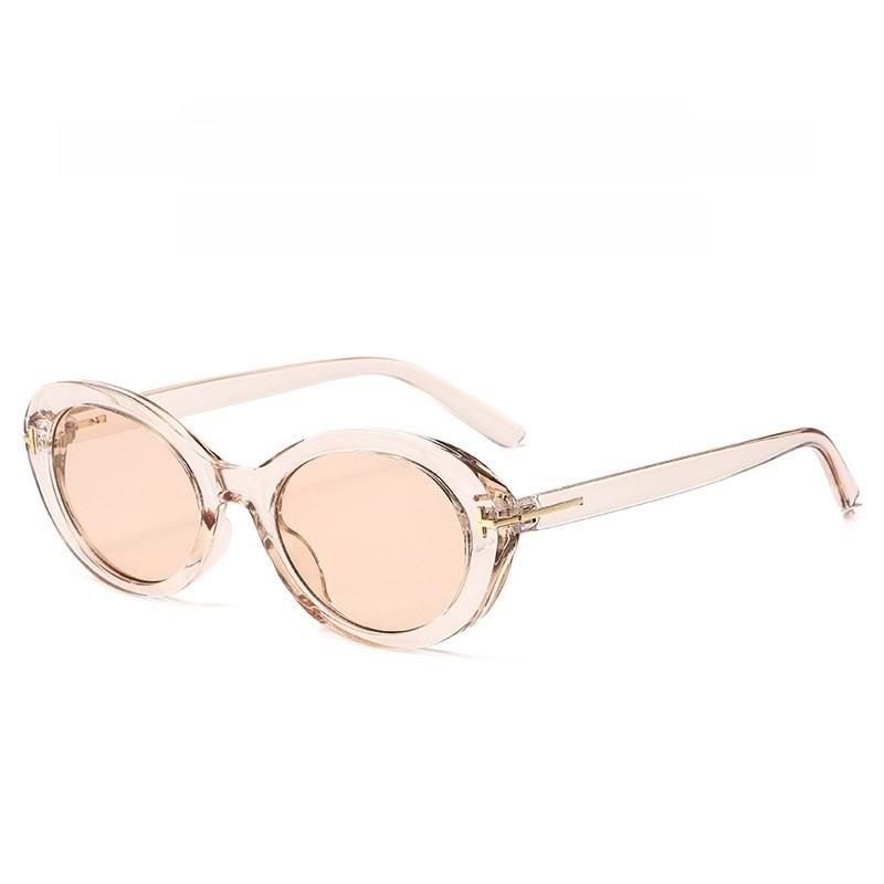 Fashion Oval Sunglasses With Protection For Summer Outdoor Activities