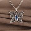 Танзанит Драгоценный камень 925 Стерлинговое серебро Красивая подвеска-бабочка 1,5" Женские украшения Подарок на День святого Валентина для девушки CP-41-12