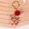 Рождественская елка Санта Клаус Брелоки Шарм для сумки для женщин Изысканная подвеска для сумки Брелок для ключей от машины Ювелирное изделие Рождественский подарок