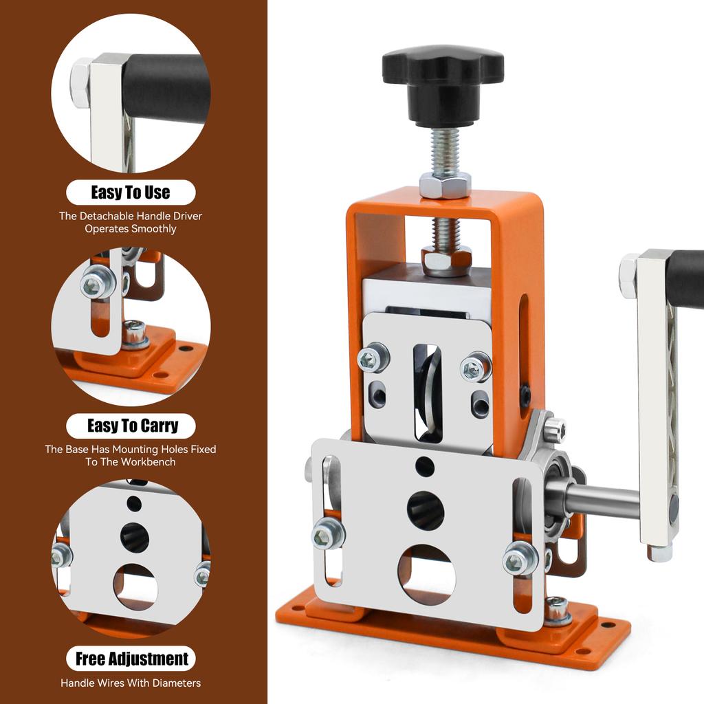 Manual Wire Stripping Made Easy -Powered Wire Stripper Machine,Copper Wire Stripper,Drill Wire Stripper, Electric Wire Stripping