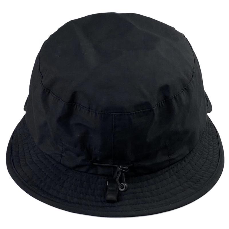 Custom Design Quick Dry Nylon Fishing Hat Unisex Outdoor Fashion Adjustable Beach & Casual Running Bucket Hat in Black