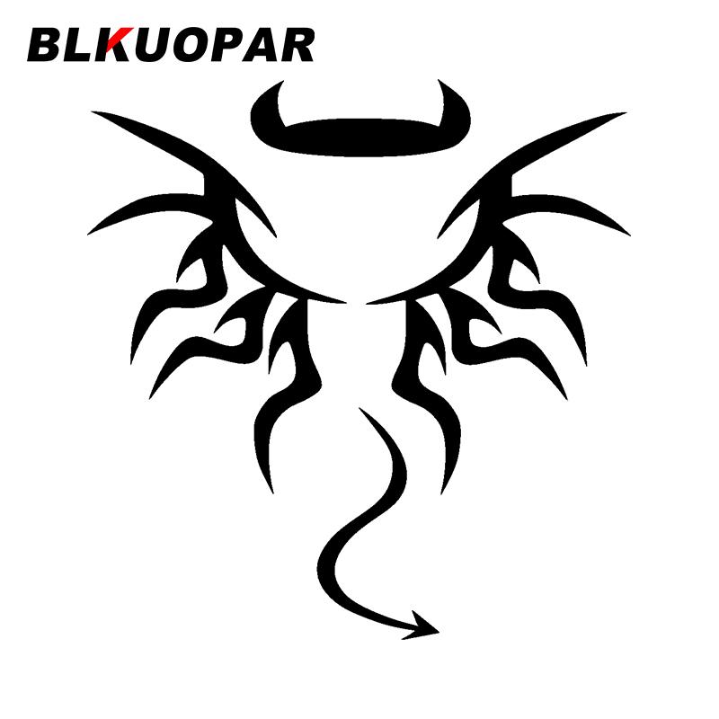 BLKUOPAR for Demon Car Stickers Fashionable Cartoon Decals Anime Scratch-Proof Creative Windows Refrigerator Decor Car Label