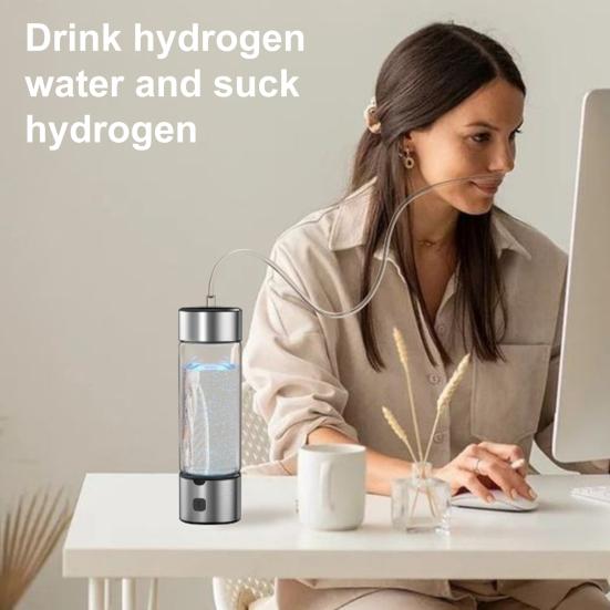 Генератор водородной бутылки с водой 1400PPB 460 мл портативный гидростакан для воды SPE PEM Tech универсальная машина для бутылок с водой подарок
