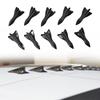 10 Pcs Air Vortex Generator Shark Fin for Vortex Generator Roof Spoiler Roof