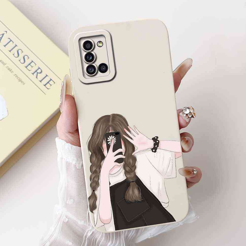 For Samsung Galaxy A31 6.4" Case Cute Cartoon Cat Soft Silicone Back Cover For Samsung a31 A31 SM-A315F 6.4" Protective Cases