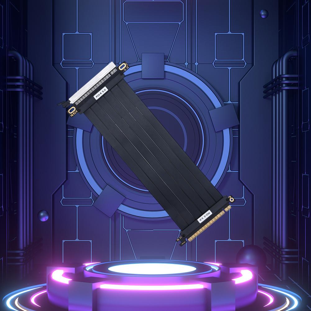 Высокоскоростная гибкая карта-удлинитель PCIe 3.0 X16 с EMI-экранированием, удлинительный кабель PCI Express Gen 3 для GPU, удлинительный кабель для видеокарты