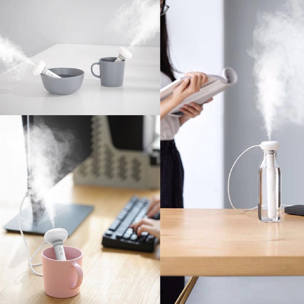 Mini Portable Desktop Humidifier Air Humidifier USB Float Water Donuts Mist Maker Dismountable Air Humidifier Home New