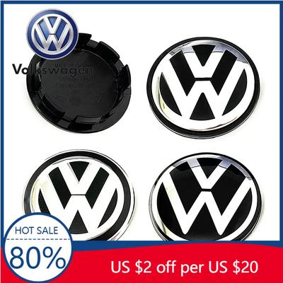 2026 Горячие Для VOLKSWAGEN VW 20 шт. 3B7 5G0 6H0 66мм 65мм VW Центральные колпачки на колеса Колпачки на диски Колесные колпаки Пылезащитные колпаки на ступицы Логотип Значок Эмблема