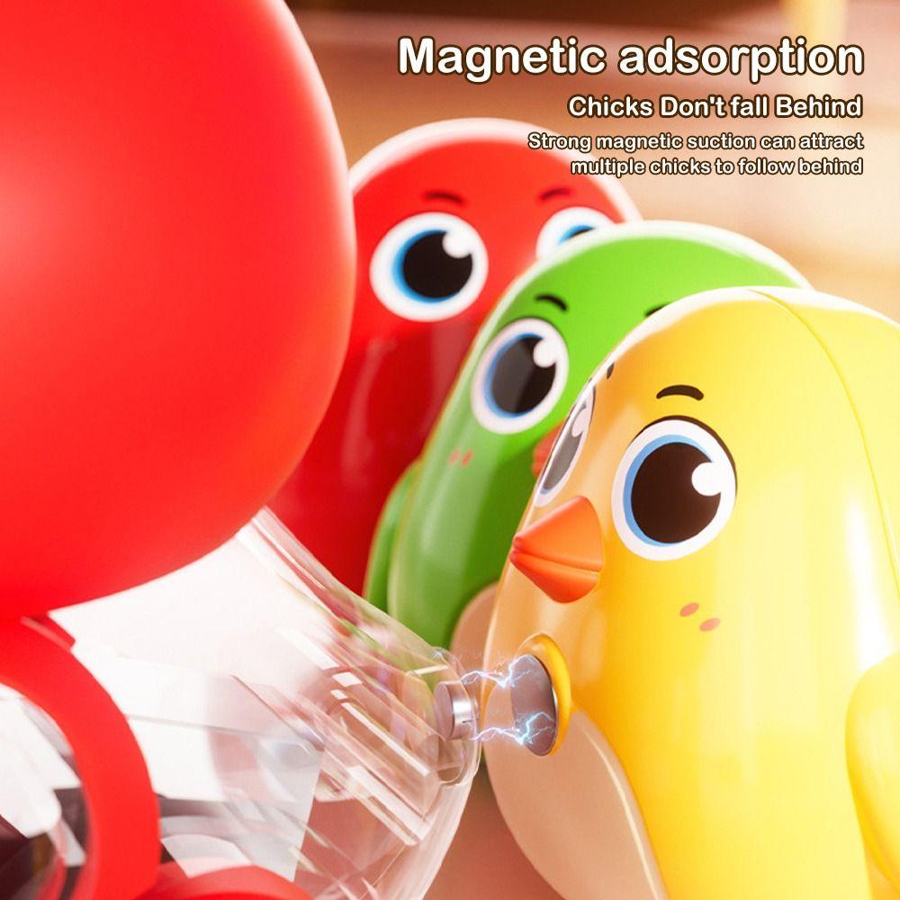 4pcs Set Sensory Exercise Walk Chicken Toys Intelligent Wind-up Toy for Baby Walking