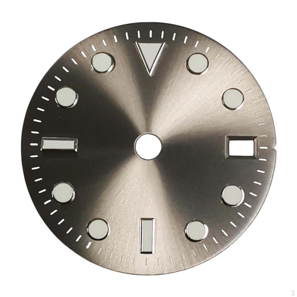 29 мм циферблат часов зеленый светящийся для NH34 компонент движения модный ремонт прочная модификация