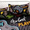 Gamepad Pattern Mattress Three-Piece Digital Printing Bedroom Room School Dormitory Bedding Decoration