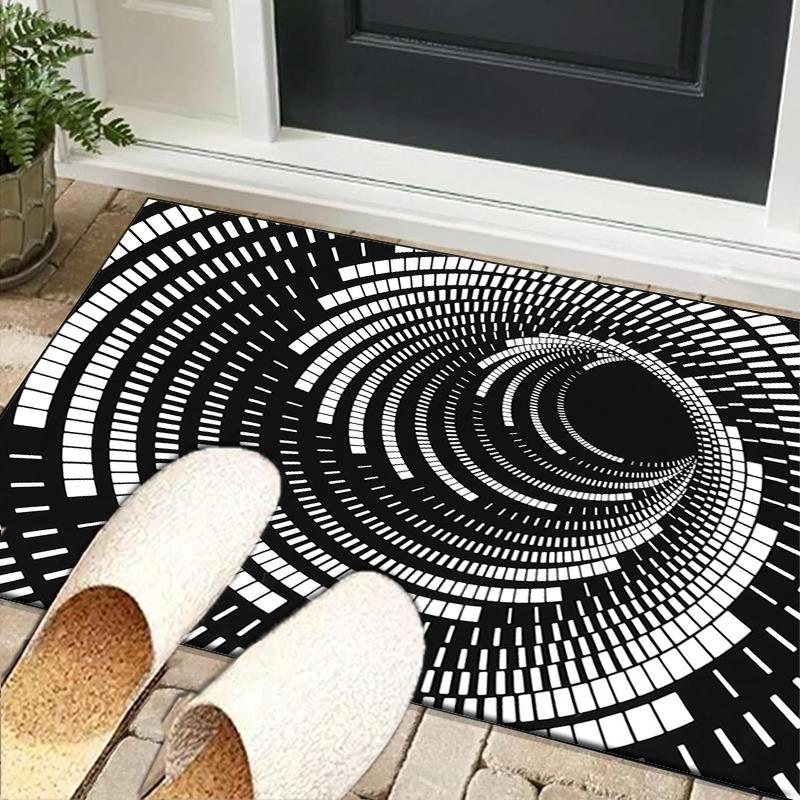 Abstract Geometric Composition Office Rug Chair Mat, Entryway Carpet, Suitable for Front Door, Bedroom, Living Room, Desk, Holiday Gift