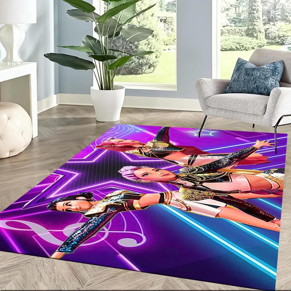 Starlit Dance Performance Square rugs are a great choice for living rooms, bedrooms, home décor, and as gifts.