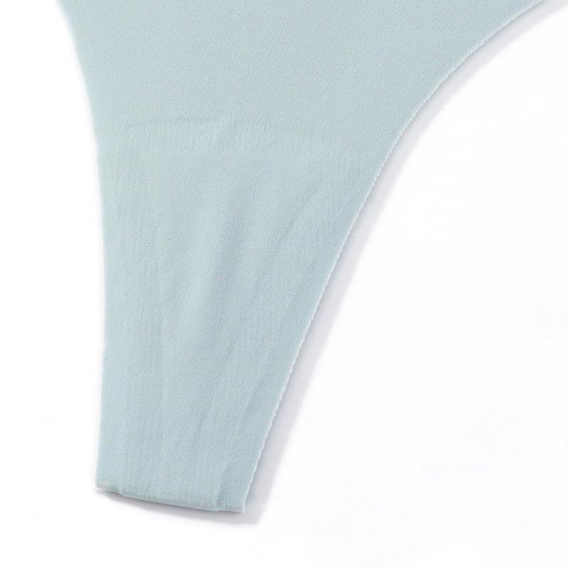 CINOON Women Sexy Seamless Thongs Fashion Low-Rise Ice Silk Ultra-thin G-String Solid Color Soft Comfort Briefs