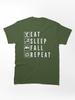 Fall Guys Eat Sleep Fall Repeat Classic T-Shirt