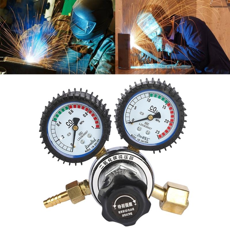 Редуктор давления с предохранительным клапаном для клапана 0-25 МПа Регулятор аргона CO2 Mig Tig Расходомер Регуляторы расхода газа Расходомер Сварка Сварка G