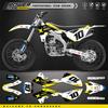 PowerZone Custom Team Graphics Decals Stickers Kit For kawasaki KXF250 2013 2014 2015 2016 KX250F Protector Sticker Customize 06