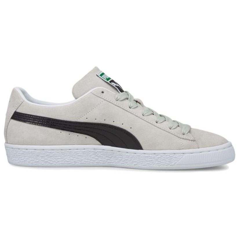 Puma Замшевая серия Крок Ретро Повседневные Низкие Кроссовки Унисекс Кроссовки Серый Белый 384852-02