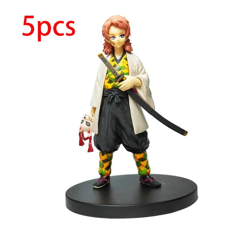 Аниме Demon Slayer Kimetsu no Yaiba фигурка Камадо Танджиро фигурка Agatsuma Zenitsu Nezuko Warrior ПВХ модель игрушки