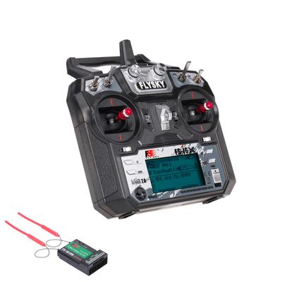 FS-i6X 2.4GHz 10CH AFHDS 2A RC передатчик с FS-IA6B FS-X6B FS-iA10B приемником для RC дрона самолета вертолета режим 2