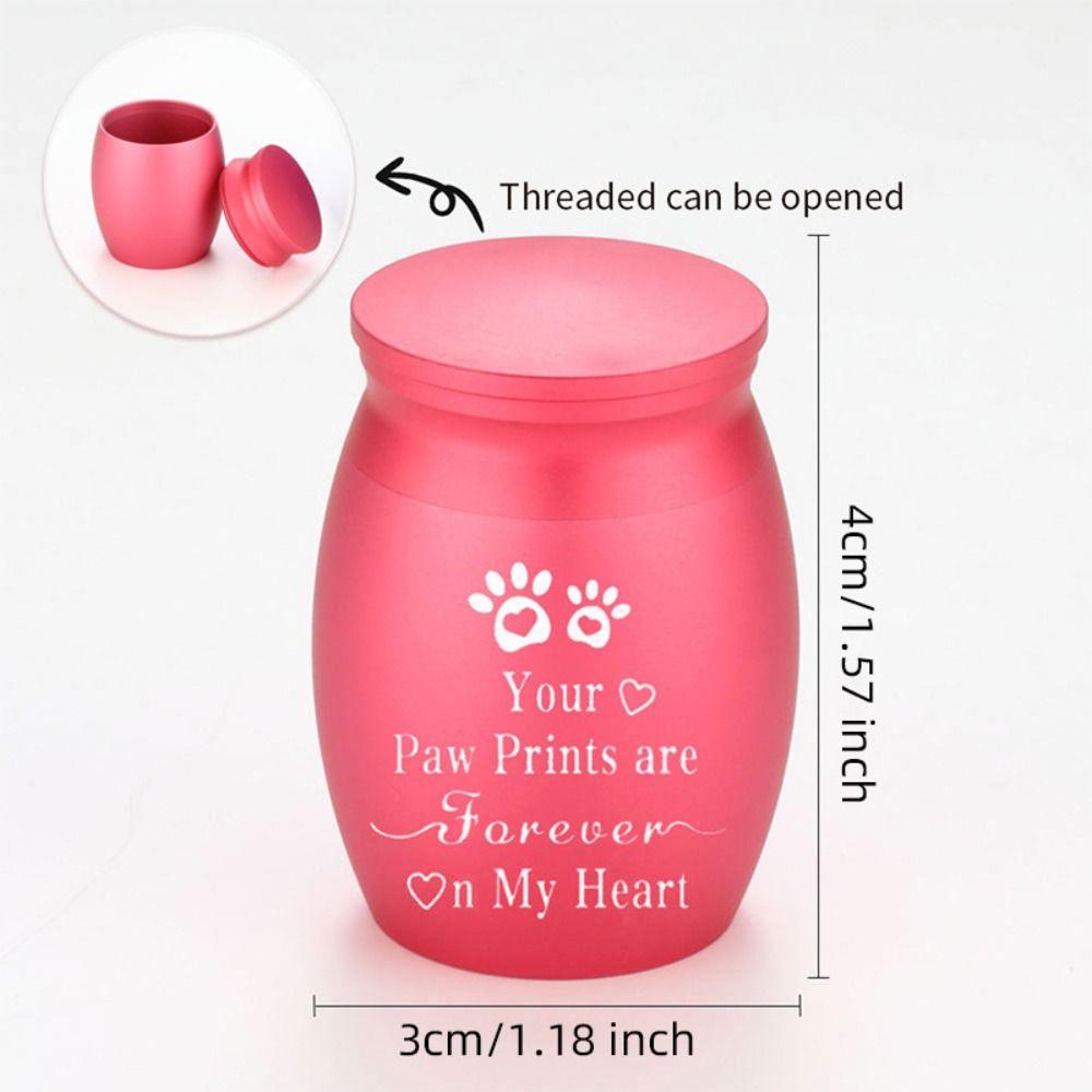 Mini Pet Ashes Sealed Box Creative Cremation Ashes Urn Dog Cat Cremation Urns  Bird Mouse Supplies