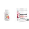 GNC L-Аргинин 1000 мг и Pro Performance Креатин Моногидрат,(Без вкуса, 250 г порошка),2 шт., 90 капсул