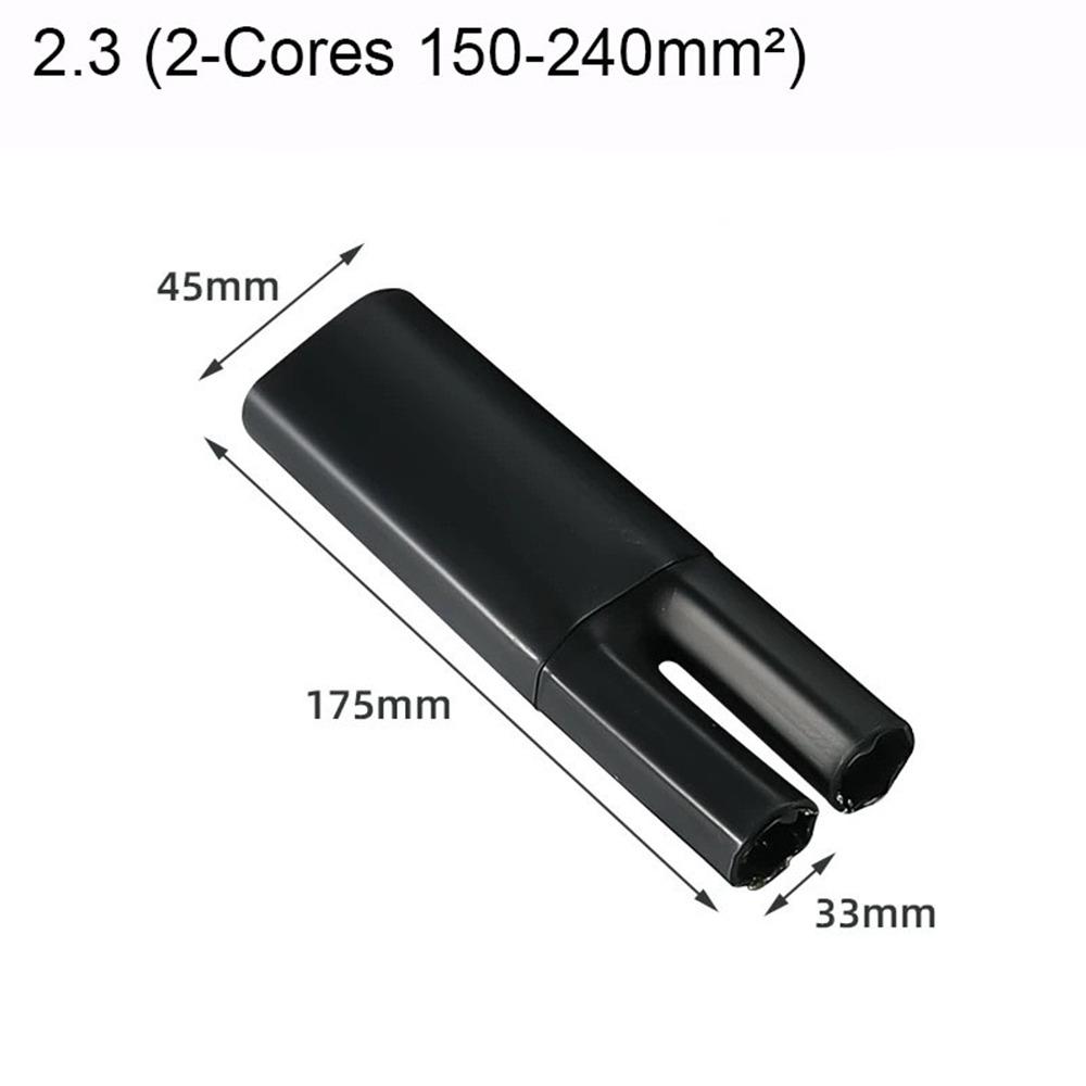 Новая 2/3/4/5/жильная термоусадочная трубка Водонепроницаемая с клеем Изоляционная гильза Черный Разделитель ответвлений