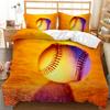 Ball Duvet Cover Set Sports Balls Bedding Set King Size Basketball Football Soccer Baseball Polyester Quilt Cover For Kids Teens