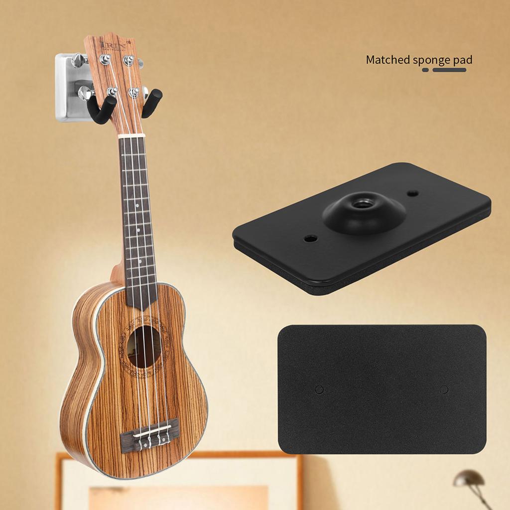 Guitar Wall Mount Hangers Metal Base Display Stand U-Shaped Guitar Hook Guitar Holder Hook Stand Easy To Install