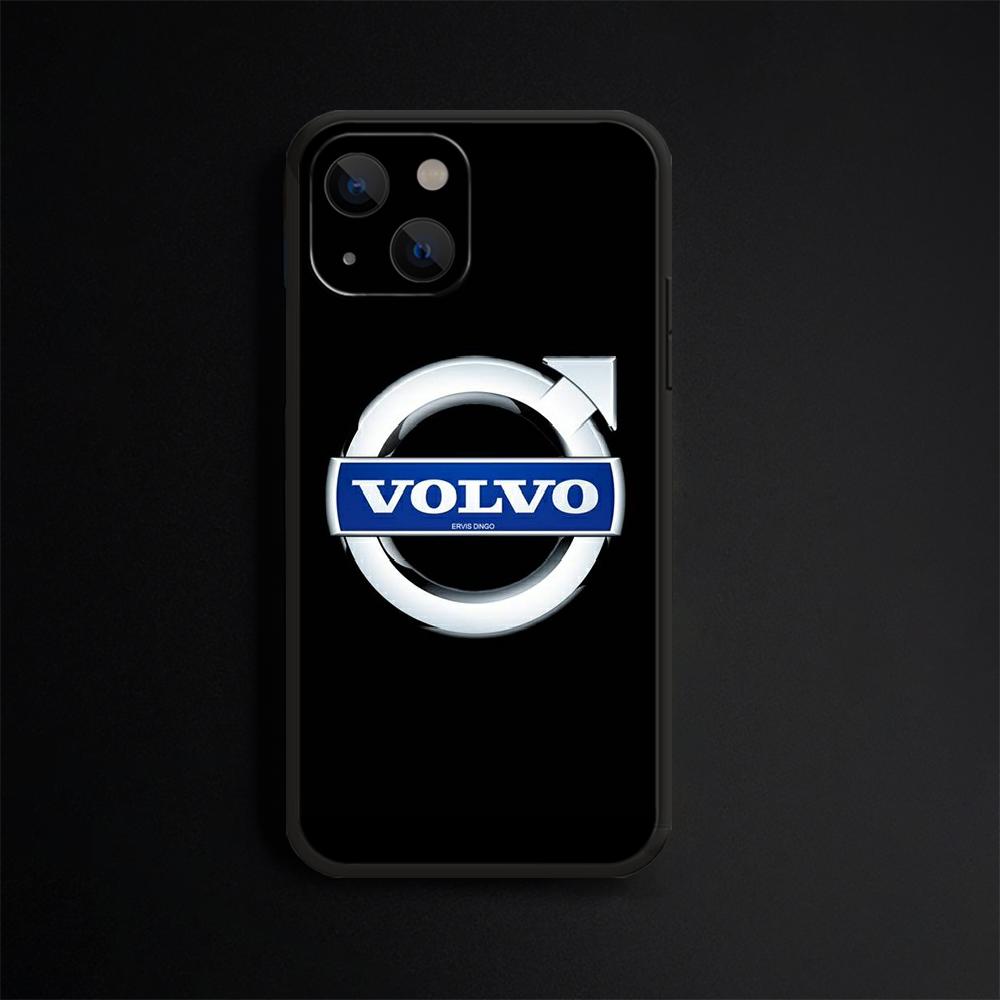 Роскошный модный чехол для мобильного телефона Volvos с логотипом автомобиля для IPhone Samsung Galaxy Xiaomi Redmi Note SA 8 9 10 11 12 13 21 22 Pro Max Plus, черный мягкий