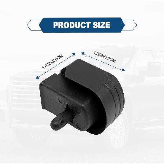 2 шт. Втулка задней двери Совместима с 2014- Chevy Silverado 1500 2500HD 3500HD Colorado, GMC Sierra 1500 2500 HD 3500 HD Canyon, Для петли задней двери,