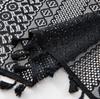 Bohemian Vintage Crochet Curtains Short Lace Rod Pocket Window Treatment for Living Room Farmhouse Bedroom Decor