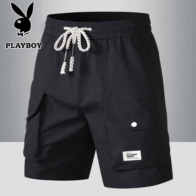 PLAYBOY Мужские летние дышащие шорты-карго
