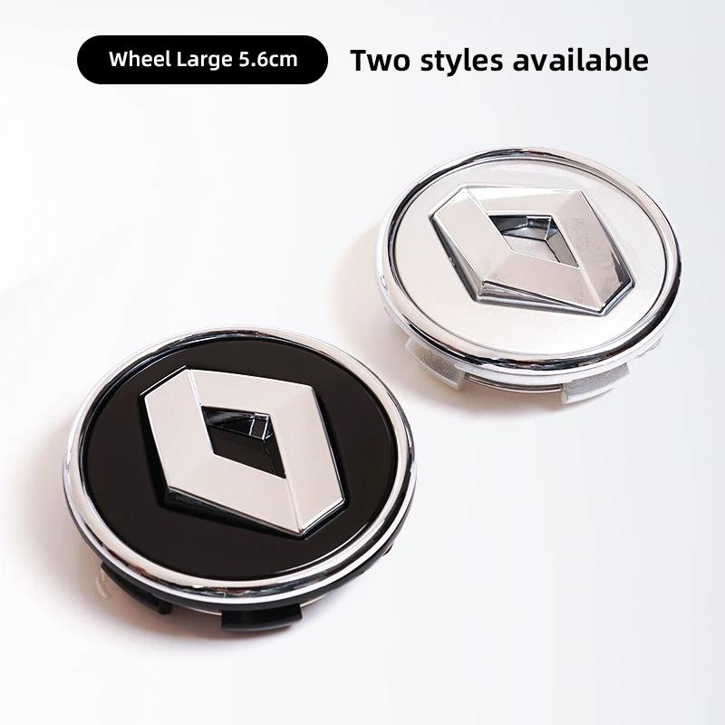 2026 Hot For Renault Hub Caps For Renault Clio Captur Trafic Scenic 2 Megane 2 3 4 Kadjarle 4Pcs Car Wheel Hub Cover Rim Center