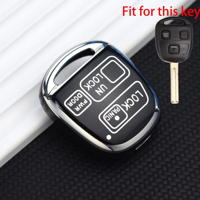 Новый чехол-брелок из ТПУ для Toyota Avensis Yaris Camry 30 RAV4 Land Cruiser 120 Prado Corolla Land Cruiser для Lexus RX 330 Is200