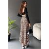 Leopard Print Midi Skirt