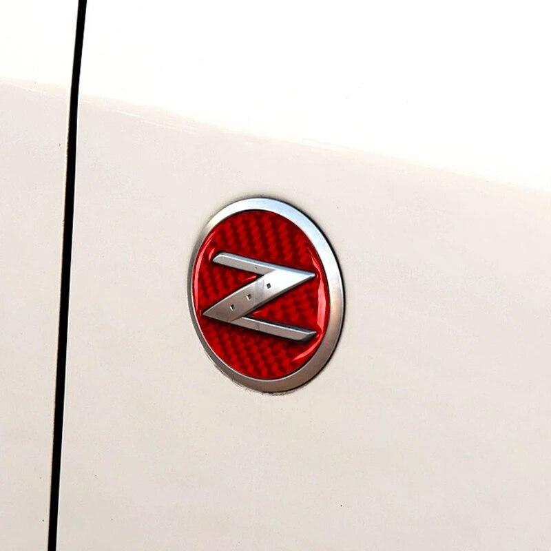2 шт. для Nissan 350Z Z33 2003-2009 автомобильное крыло с логотипом, эмблемой, декоративной наклейкой из углеродного волокна, автоаксессуары