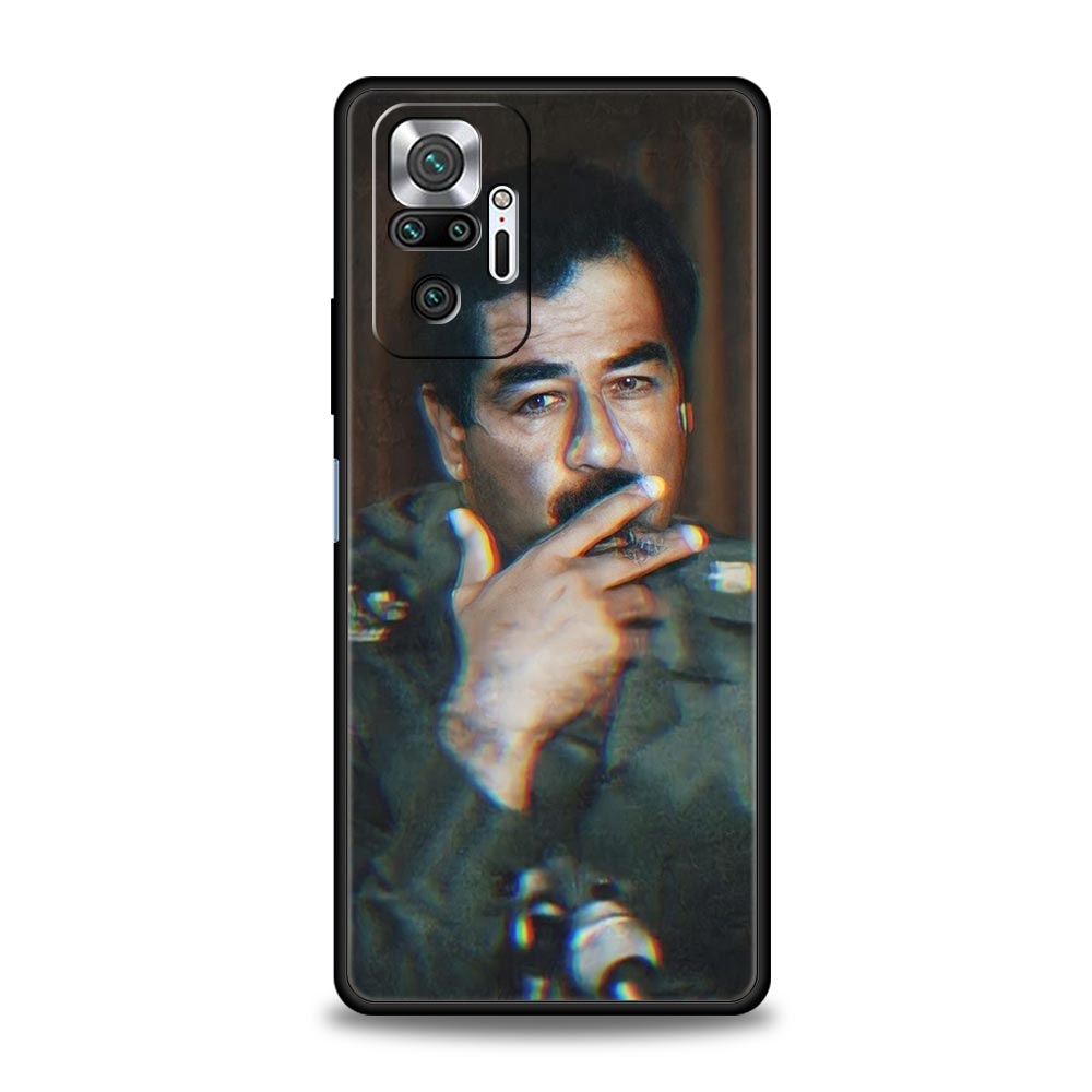 Arabic Iraq Saddam Hussein Phone Case For Xiaomi Redmi Note 14 13 5G 10 11 12 Pro Plus 4G 14C 13C 12C 10C Black Cover