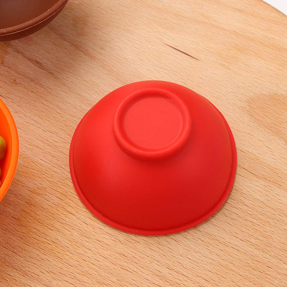 Кухонные гаджеты Принадлежности для ванной комнаты Силиконовая миска для приправ Чашка для соуса Хранение продуктов Миска для масок для лица