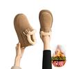 Зимние теплые Birkenstock на толстой подошве, из бархата, Doudou, хлопковые ботинки, сноубутсы