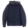 Seamless Ultra Light Down Jacket M Navy Women Used