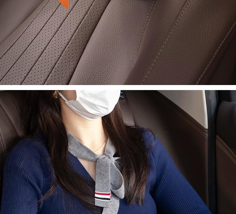 Зимние чехлы на сиденья для Haval Big Dog 2-го поколения H6 с фланелевым подголовником и поясничной поддержкой "Raptor"