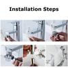Stainless Steel Shower Head For Bathin Shampoo Beauty Bath Bowl New Pressurizing Nozzle